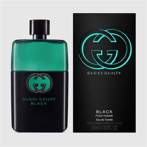 gucci men's cologne gold bottle|Gucci guilty black aftershave 90ml.